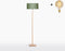 GOOD&MOJO Vloerlamp Fuji - Taupe/Bamboe - Ø47cm - Scandinavisch,Bohemian - Staande lampen voor Woonkamer - Slaapkamer