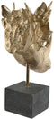 Decoratieve figuren Home ESPRIT Zwart Gouden 33 x 24 x 43,5 cm