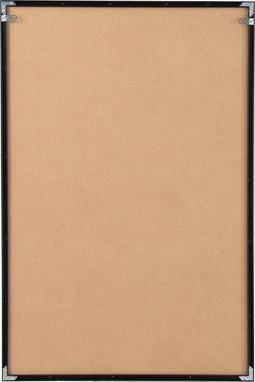 J-Line wanddecoratie Hond - glas/aluminium - bruin