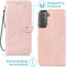 iMoshion Hoesje Geschikt voor Samsung Galaxy S22 Hoesje Met Pasjeshouder - iMoshion Mandala Bookcase - Rosé Goud