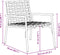 vidaXL - Tuinstoelen - 2 - stuks - Zwart - 79x56x73,5 - cm - Poly - Rattan
