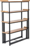 Zuiver Flodka Kast/ Stellingkast Hout/ Metaal - Zwart