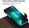 Accezz iPhone 13 Pro - Wallet Book Case - Echt Nappa leer met uitneembare backcover - Bruin