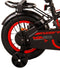 Volare Thombike - Kinderfiets - 12 inch - Twee handremmen - Zwart Rood