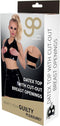 Guilty Pleasure GP Datex Haltertop Met Open Cups - Zwart