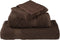 vidaXL - Handdoeken - SOLUND - 10 - st - 600 - g/m² - 100x200 - cm - bruin