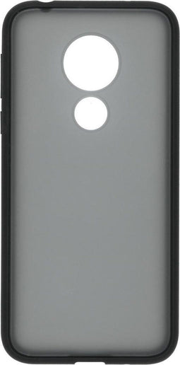 iMoshion Hoesje Geschikt voor Motorola Moto G7 Power Hoesje - iMoshion Frosted Backcover - Zwart