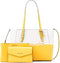 Handtas Dames Michael Kors CHARLOTE Geel 27 x 34 x 11 cm