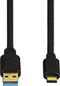 Hama USB-C-kabel, USB 3.1 Gen 1, USB-C-stekker – USB-A-stekker, 5 Gbit/s, 0,75 m