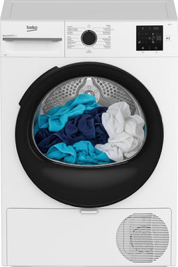 Beko BM3T3923W - Warmtepompdroger - 9kg - RecycledDry® EcoGentle™ AquaWave®