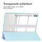imoshion Tablet Hoes Geschikt voor Samsung Galaxy Tab S9 11.0 inch Plus / Tab S9 FE Plus / Tab S10 Plus - imoshion Trifold Hardcase Bookcase - Lichtblauw /Lichtblauw