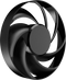 Cooler Master Mobius 120 - Casefan 120mm - 2050 RPM 63 CFM - Zwart