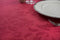 KOOK Tafelkleed Damast Polyester Framboos 140 bij 240 cm