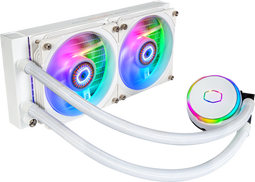 Cooler Master MasterLiquid PL240 Flux - All-in-One Koeler - Verbeterde Pomp en RGB - Wit