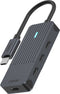 Rapoo USB-C Hub, USB-C naar USB-C, grijs