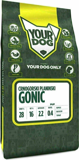Yourdog Crnogorski planinski gonic Rasspecifiek Puppy Hondenvoer 6kg | Hondenbrokken