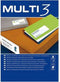 Stickers/etiketten MULTI 3 99,1 x 38,1 mm A4 100 Lakens