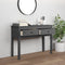 vidaXL - Wandtafel - 100x35x75 - cm - massief - grenenhout - grijs