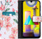 iMoshion Hoesje Geschikt voor Samsung Galaxy M31 Hoesje Met Pasjeshouder - iMoshion Design Softcase Bookcase - Meerkleurig / Blossom Watercolor