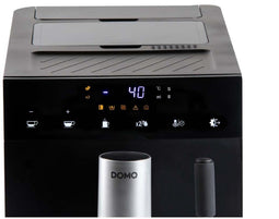 Domo DO1150K - Volautomatische espressomachine - 19 bar drukpomp en Thermoblock - Zwart