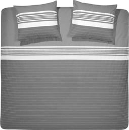 Cinderella Flux - Dekbedovertrek - Flanel - 240x200/220 cm - Anthracite