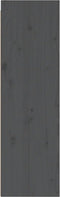 vidaXL - Wandkast - 30x30x100 - cm - massief - grenenhout - grijs