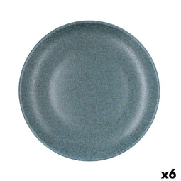Bidasoa Element - Eetbord - Keramisch Ø 27 cm - Blauw (6 Stuks)