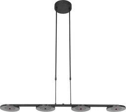 Steinhauer Turound - hanglamp - 4 lichtpunten - zwart - LED - 3512ZW