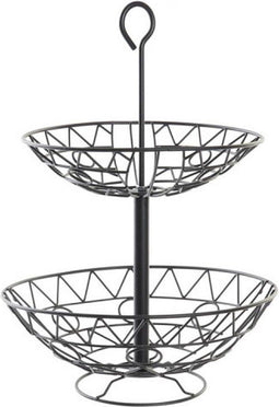 Fruitschaal DKD Home Decor Metaal (28 x 28 x 40 cm)