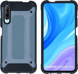 iMoshion Hoesje Geschikt voor Huawei Y9s / Huawei P Smart Pro Hoesje - iMoshion Rugged Xtreme Backcover - Donkerblauw