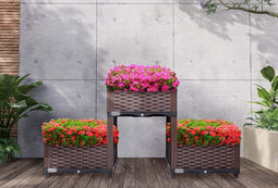 Feel Furniture - buiten plantenbak - Lota - Donkerbruin