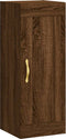 vidaXL - Wandkast - 34,5x34x90 - cm - bewerkt - hout - bruin - eikenkleur