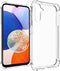 iMoshion Hoesje Geschikt voor Samsung Galaxy A14 (4G) / A14 (5G) Hoesje Siliconen - iMoshion Shockproof Case - Transparant