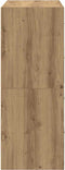 vidaXL - Kasten - met - 2 - lades - 2st - 60x31x40cm - bewerkt - hout - artisanaal - eiken