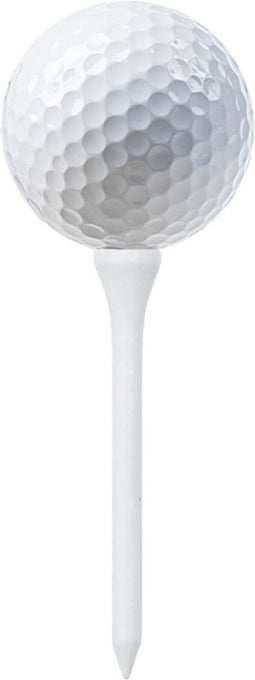 1000 st Golftees 83 mm bamboe wit