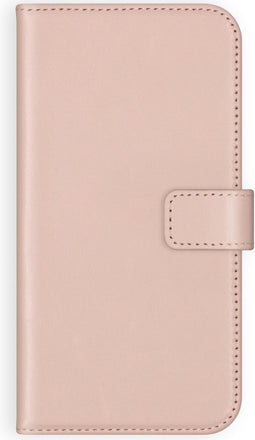 Selencia Hoesje Geschikt voor Samsung Galaxy A71 Hoesje Met Pasjeshouder - Selencia Echt Lederen Bookcase - Roze