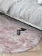 Vloerkleed Donsie Pink Rond ø160 cm