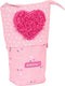 Potloodetui - Love Yourself - Roze (8 x 19 x 6 cm)