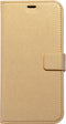 Mobiparts iPhone XS Max - Wallet Case - Saffiano motief - Goud