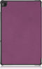 Lunso - Geschikt voor Lenovo Tab M10 Plus Gen 3 (3e generatie) - Tri-Fold Bookcase hoes - Paars