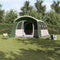 vidaXL - Familie - Tent - met - Raampen - Tunnel - Groen - 8-Persoons - Waterdicht