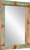 vidaXL - Spiegel - 70x50 - cm - massief - gerecycled - hout - en - glas