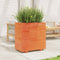 vidaXL - Plantenbak - 70x40x72 - cm - massief - grenenhout - wasbruin