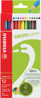 STABILO GREENcolors - Kleurpotlood - FSC Gecertificeerd - Etui met 24 kleuren (24 stuks)