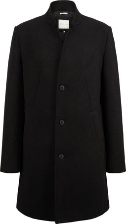TOM TAILOR wool coat - Heren Jas - Lange mouwen met reverskraag - M