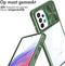 iMoshion Hoesje Geschikt voor Samsung Galaxy A53 Hoesje - iMoshion Camslider Backcover - Donkergroen