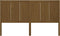 vidaXL - Hoofdbord - 205,5x4x100 - cm - massief - grenenhout - honingbruin