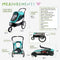Petique Trailblazer - Hondenbuggy & Fietskar - Tot 35 kg - Ruimte 74 × 53 × 26 cm