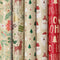 Kraft Spirit luxe kerstpapier inpakpapier - 5 rollen - 150 x 70 cm - Multikleur (5 stuks)