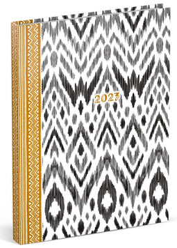 African Chique agenda 2023 - Lannoo - 1 week per 2 pagina's - 11 x 15 cm - zwart wit